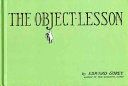 THE OBJECT-LESSON