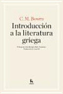 INTRODUCCIÓN A LA LITERATURA GRIEGA